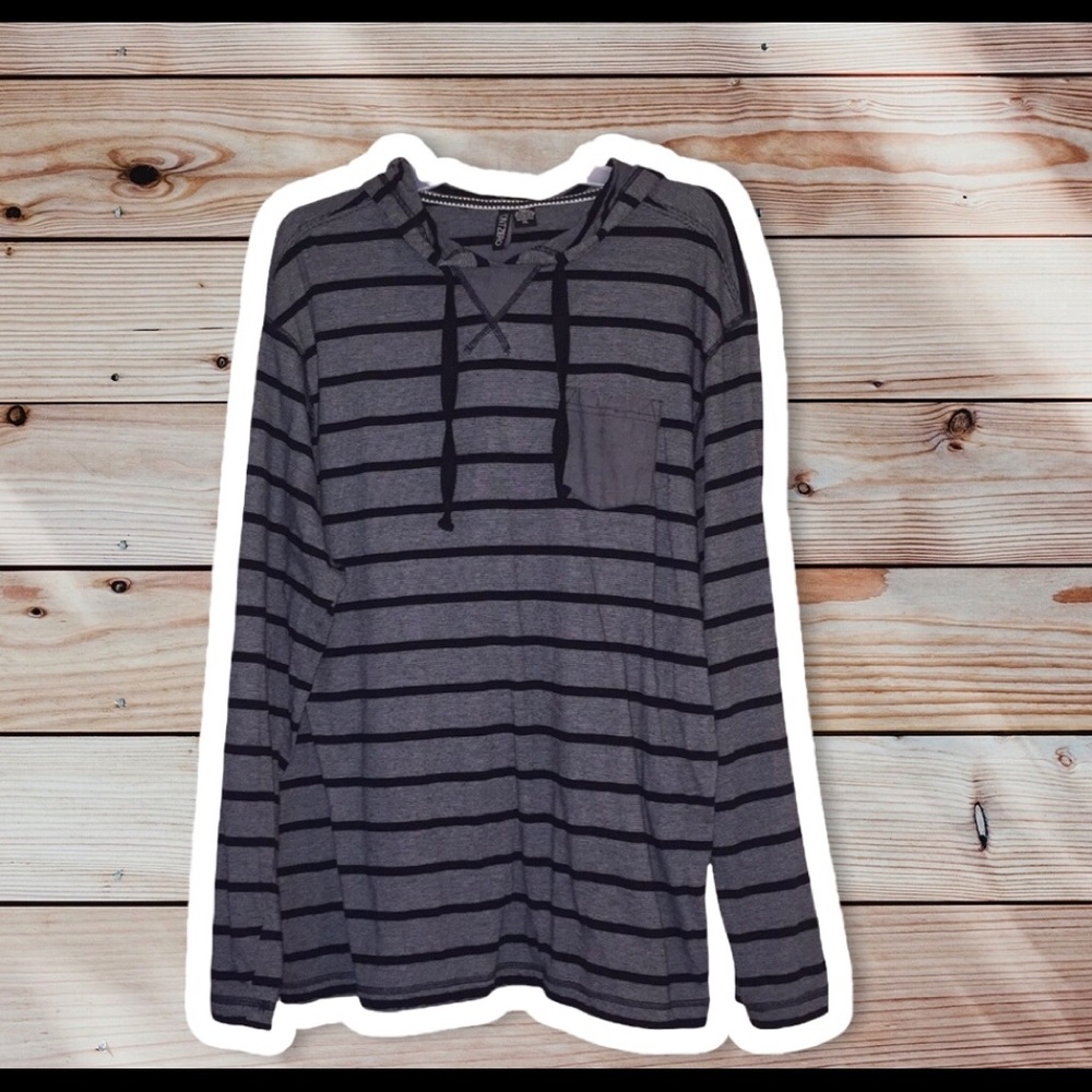 ✅- POINTZERO HOODIE HORIZONTAL STRIPES